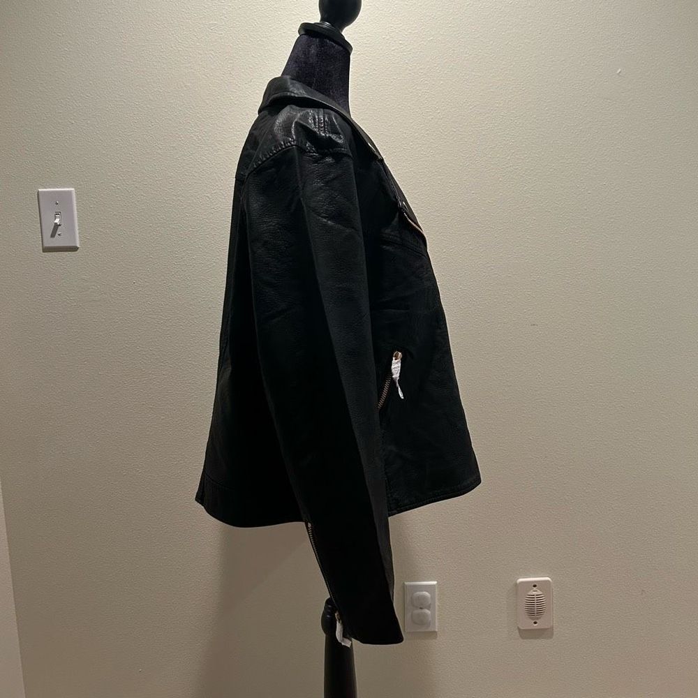 NWT 2X BLANKNYC Faux Leather Jacket Black - Picture 8 of 10